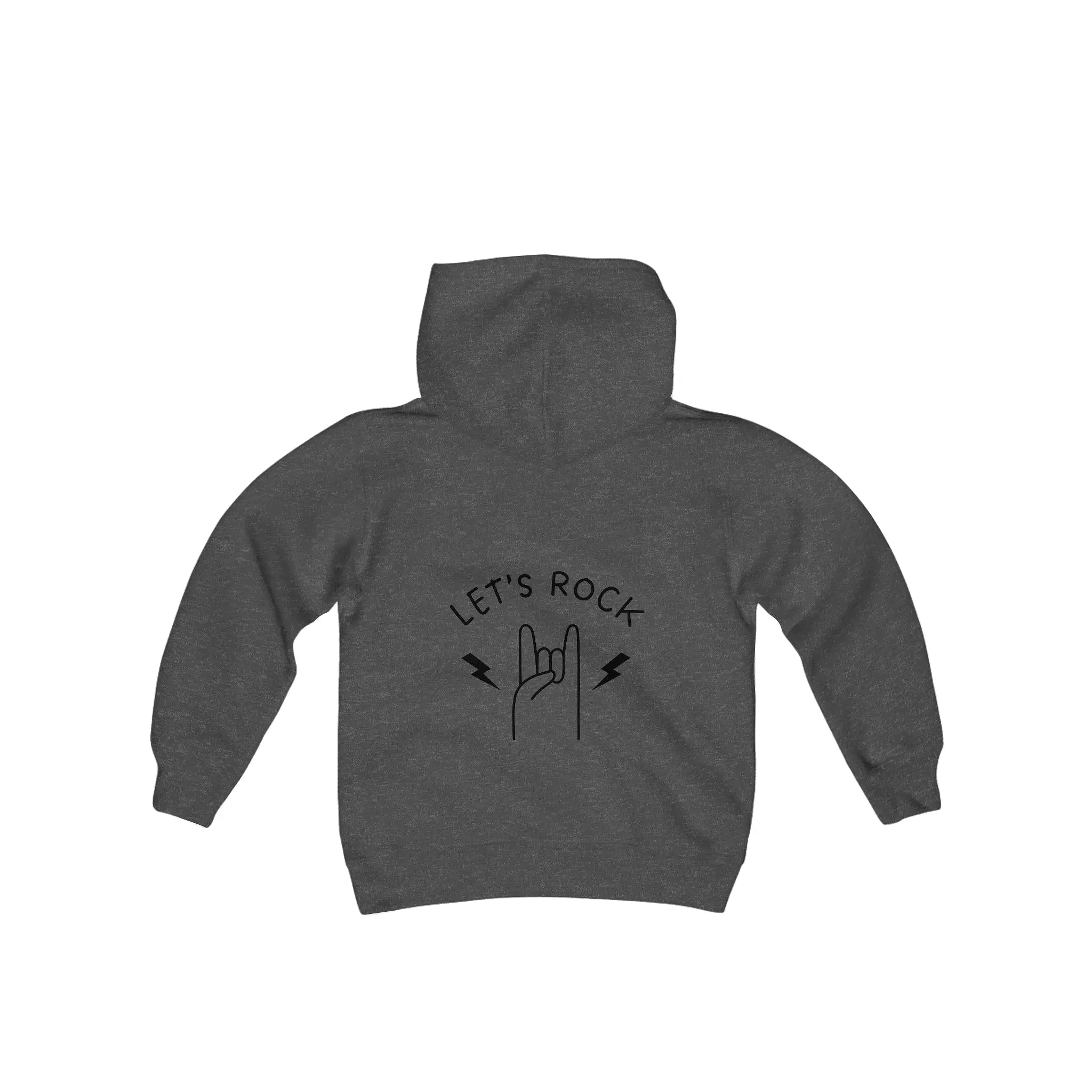 Let's Rock - Youth Heavy Blend Hooded Sweatshirt