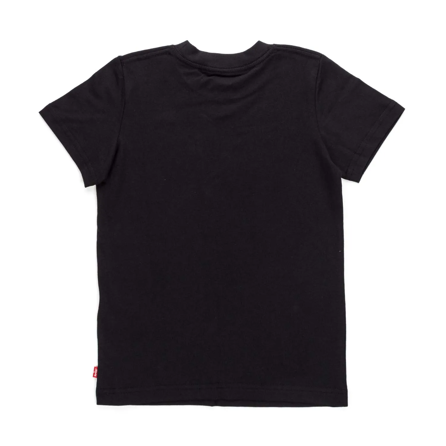 Levi's Black Unisex T-Shirt With Red Logo For Jr And Teen