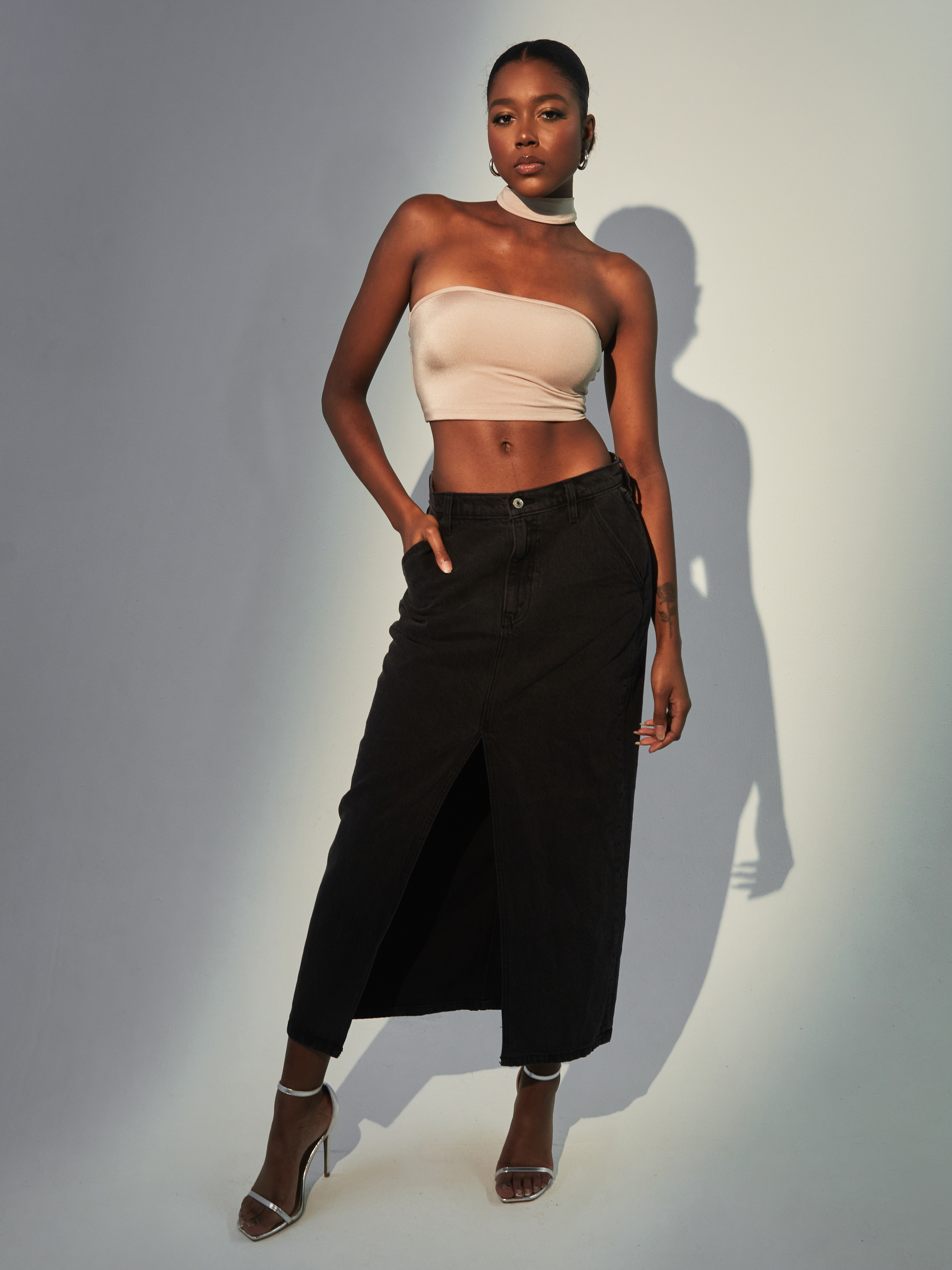 Lux Mock Neck Tube Top Brami