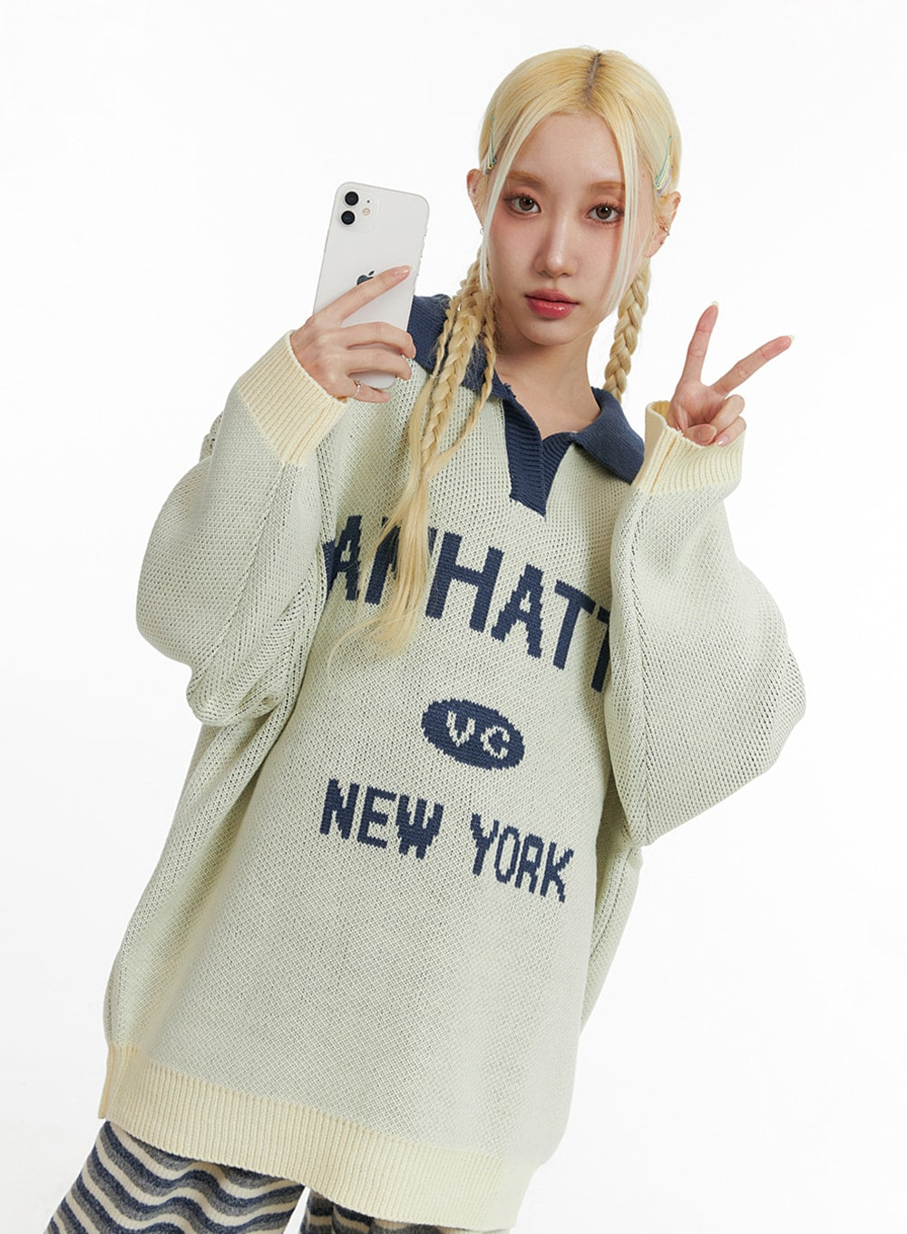 Manhattan Oversized Knit Sweater IF408