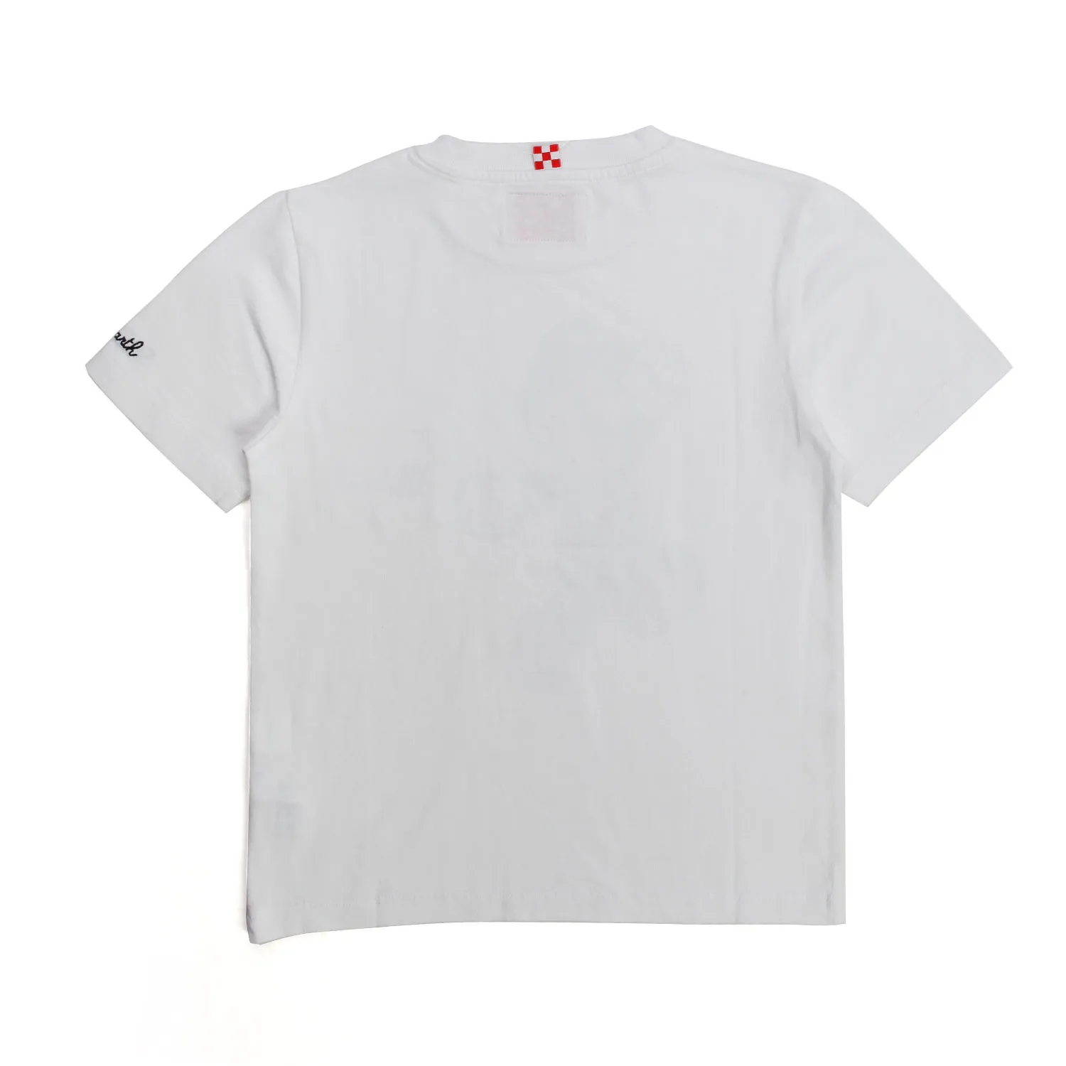 Mc2 Saint Barth Unisex White Printed T-Shirt 01