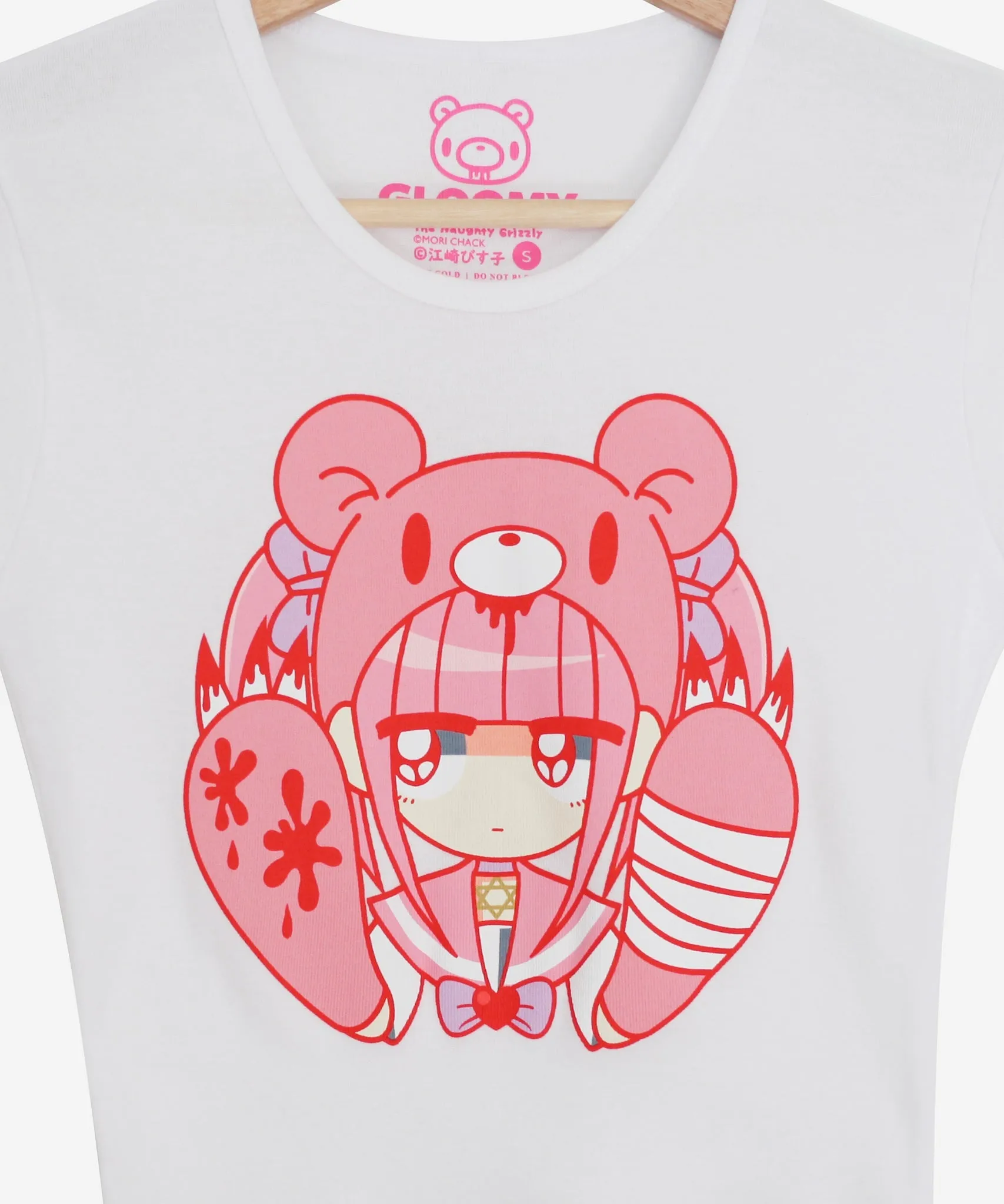 MENHERACHAN x Gloomy Bear Bandaid Cropped Tee