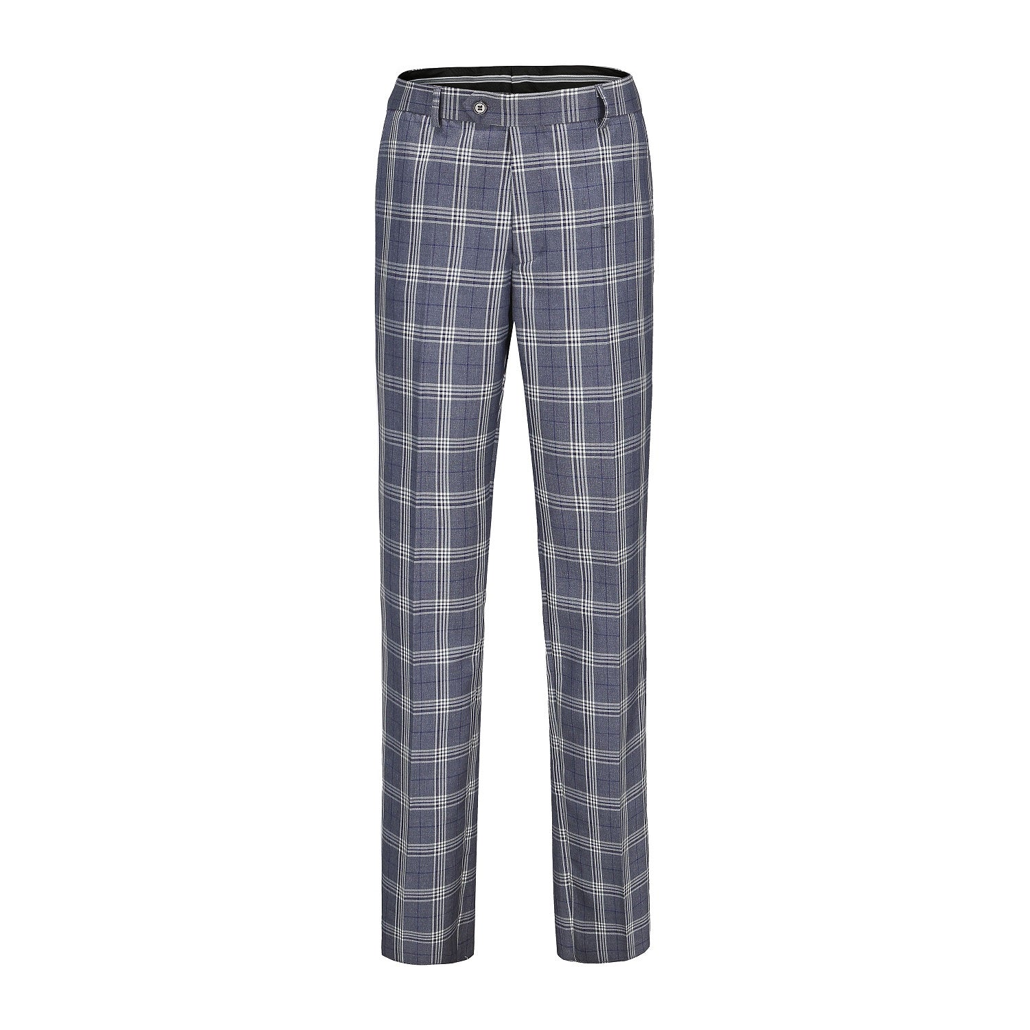 Men's Slim-Fit 3PC Check Plaid Suit