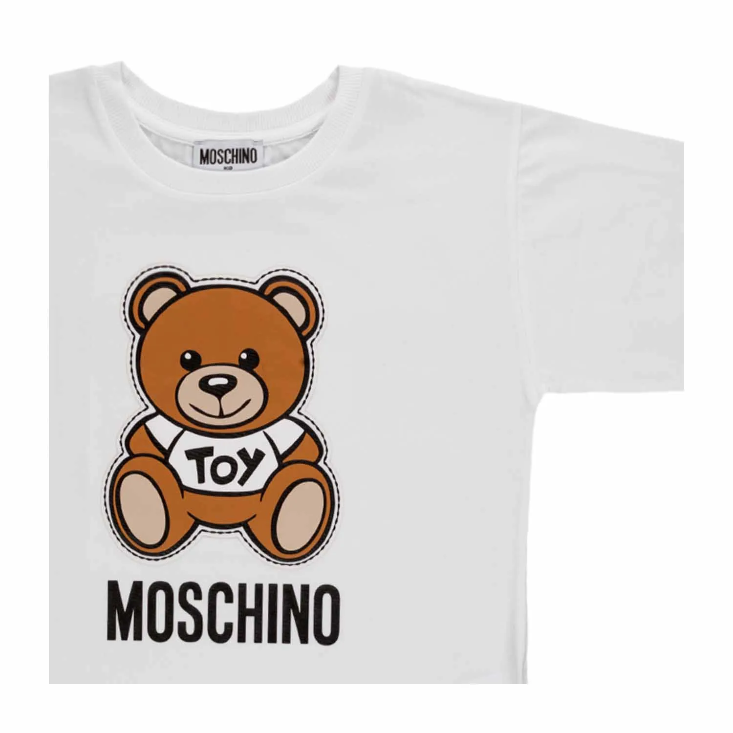 Moschino Unisex Teddy Bear White T-Shirt