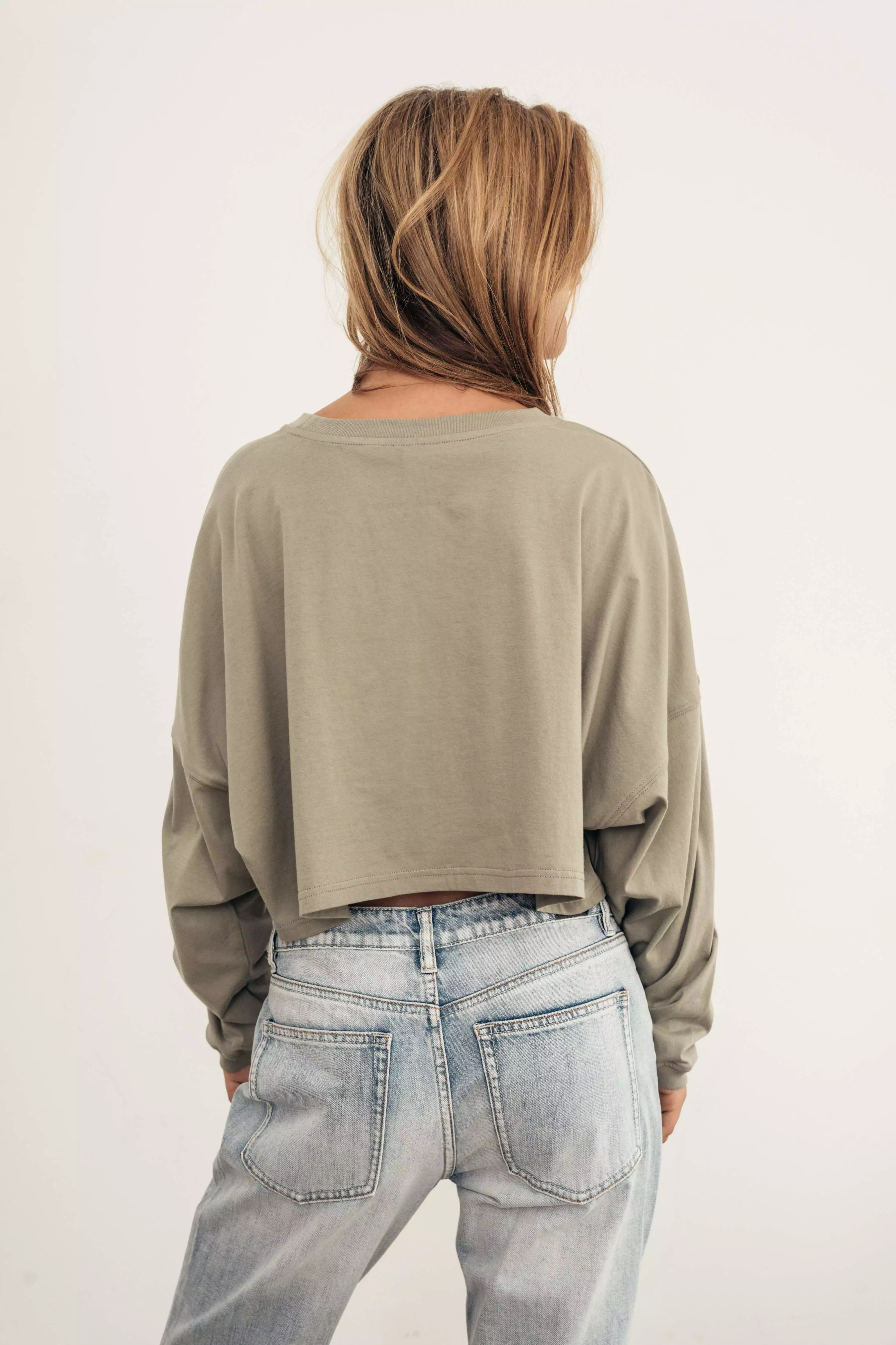 Moss Cropped Tee