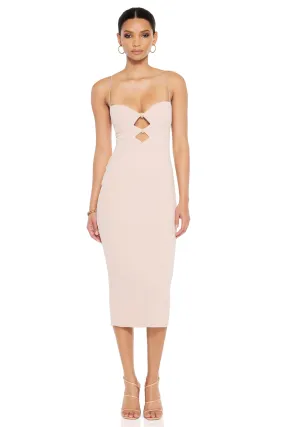 Nookie Muse Midi Dress - Nude