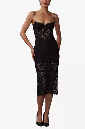 Olina Corset Midi Dress