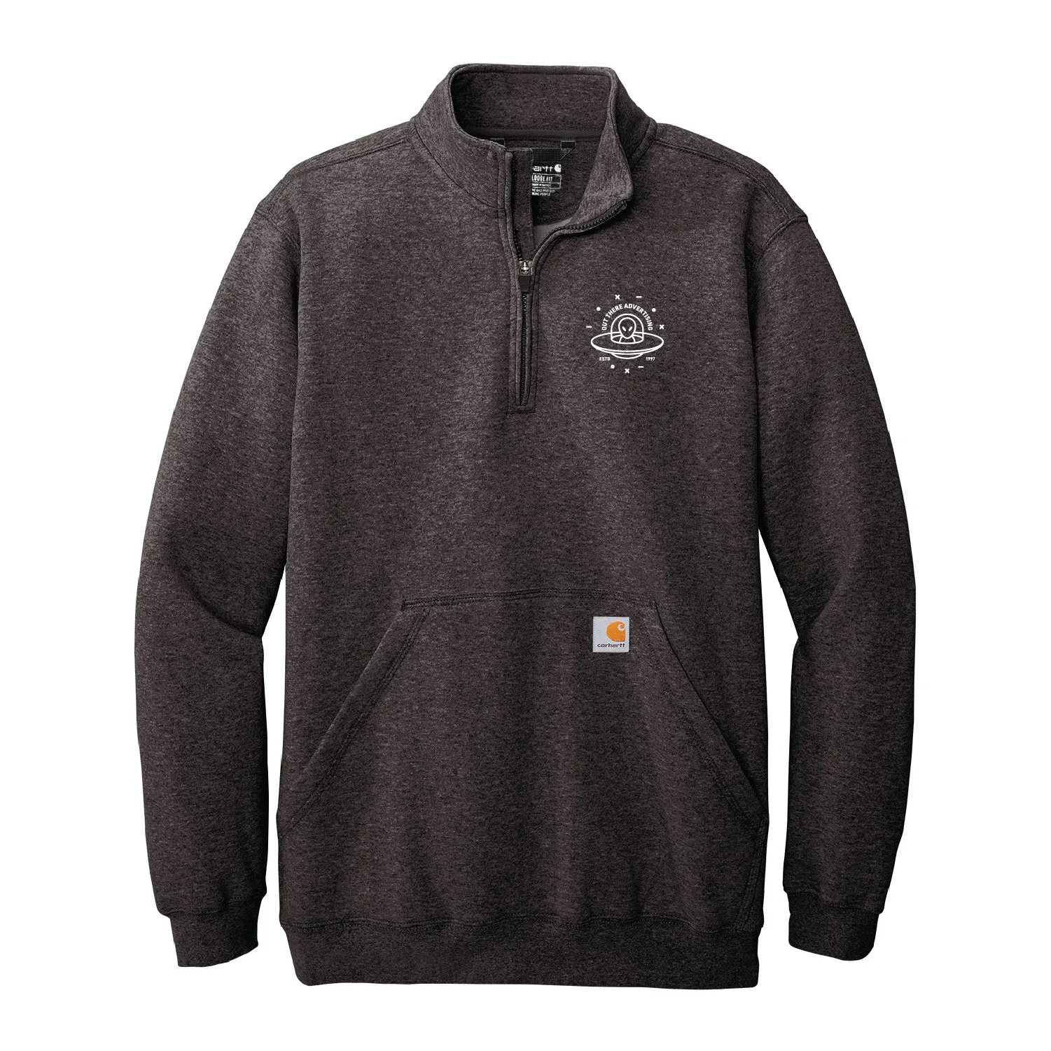 Out There Advertising Carhartt Midweight 1/4-Zip Mock Neck Sweatshirt