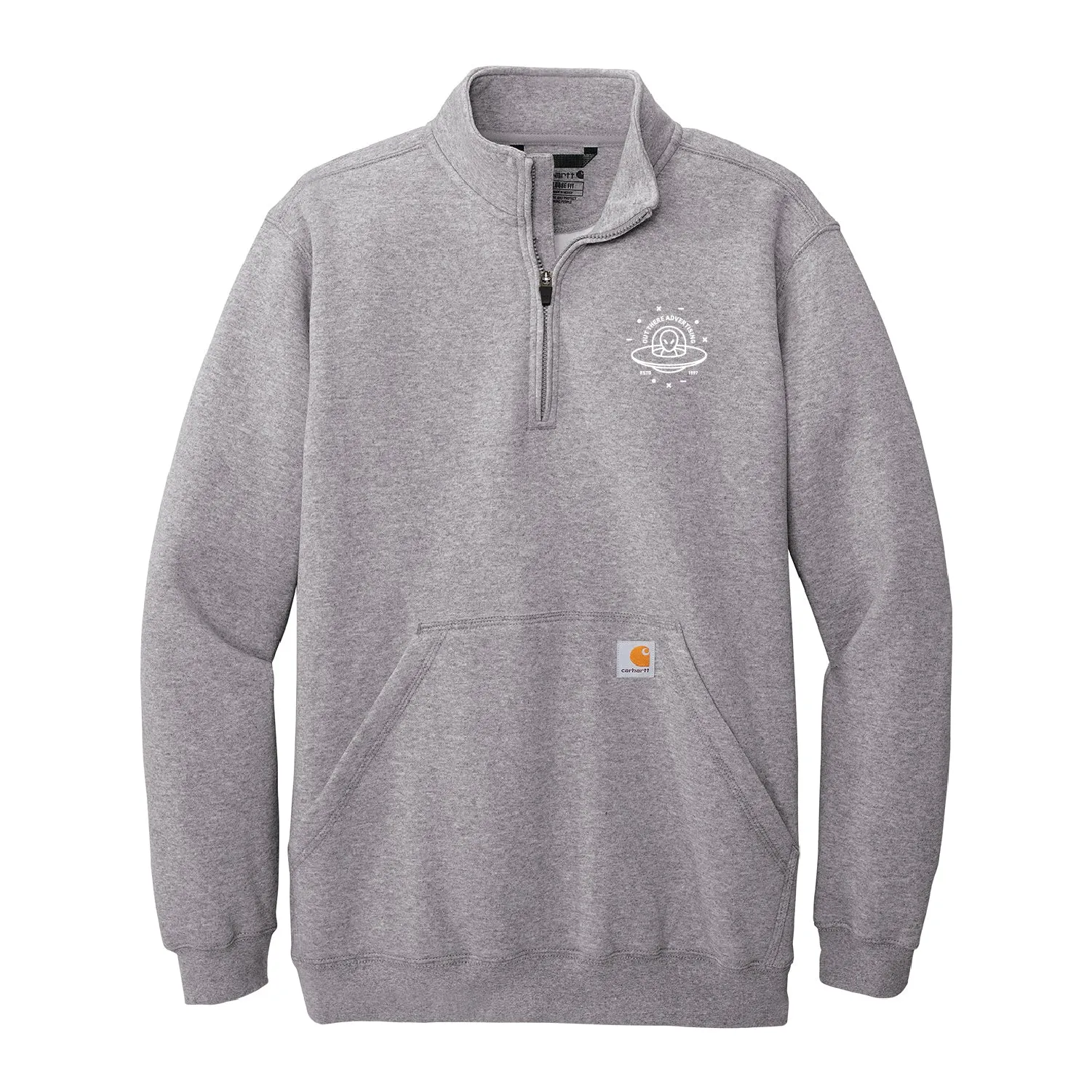 Out There Advertising Carhartt Midweight 1/4-Zip Mock Neck Sweatshirt