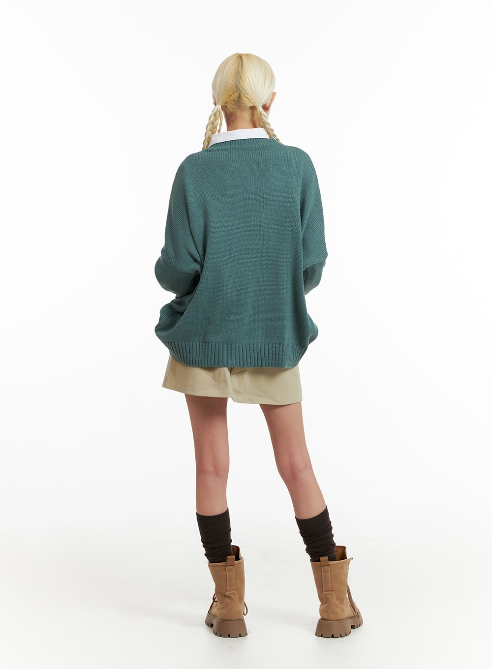 Oversized Knit Sweater IF408