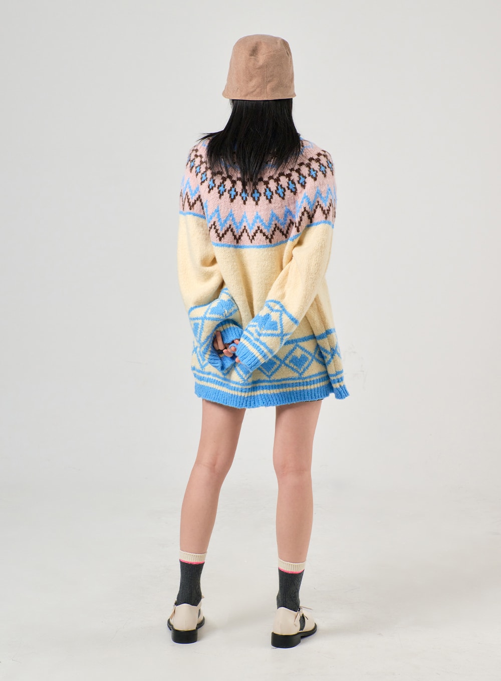 Oversized Knit Sweater OF405