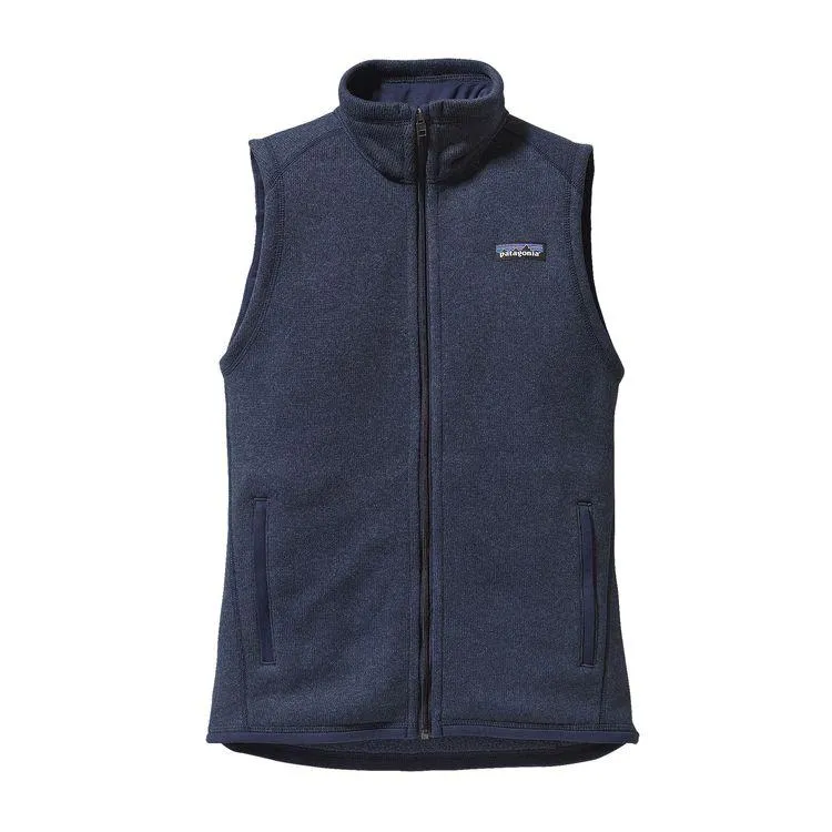 Patagonia Women's Better Sweater Fleece Vest 25887 New Navy