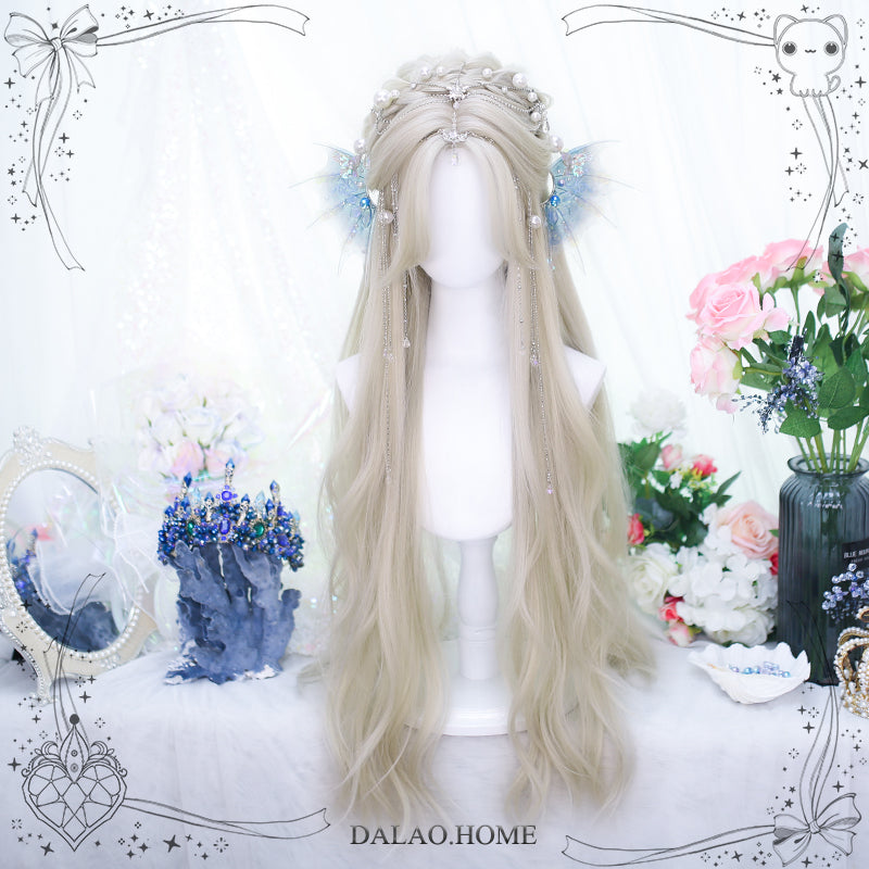 Princess Series Elf Queen Platinum Blonde Lolita Wig ON988