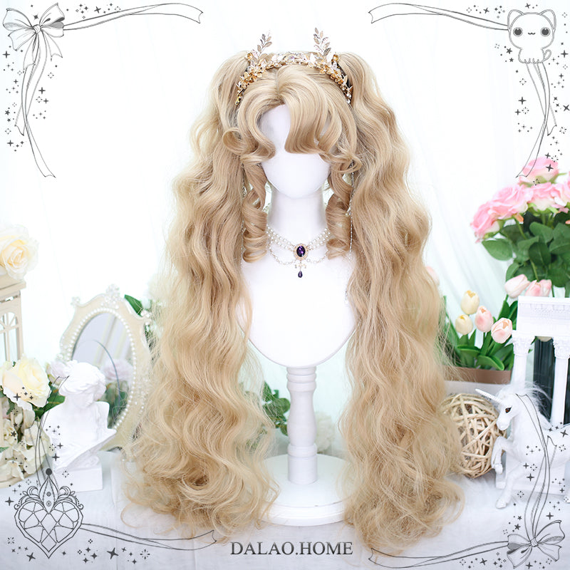 Princess Series Long Blonde Queen Lolita Wig ON986