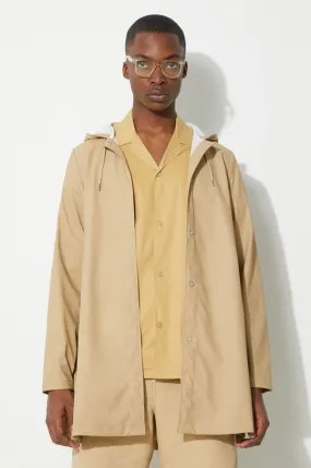 Rains jacket beige color