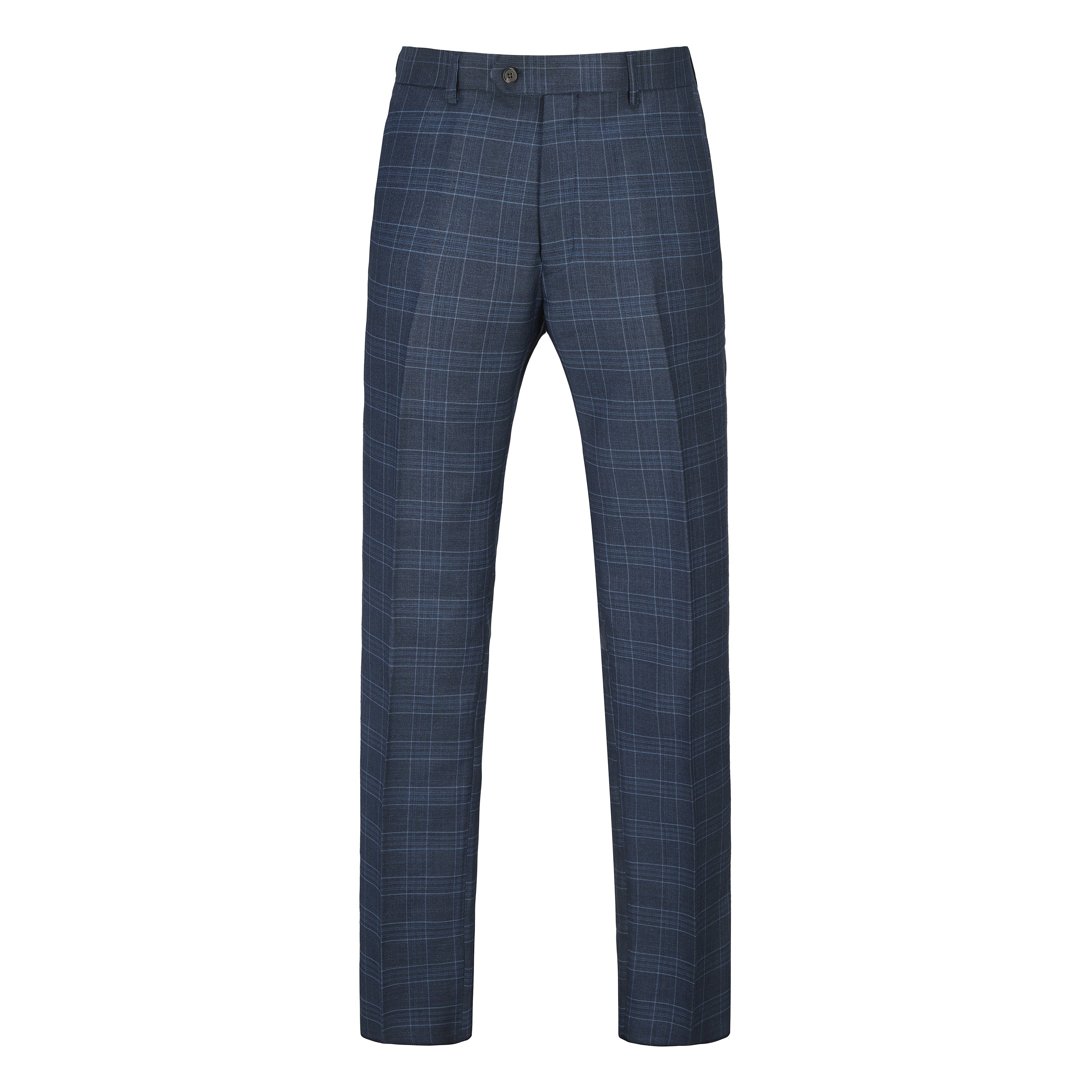 Slim Fit 3PC Check Suit