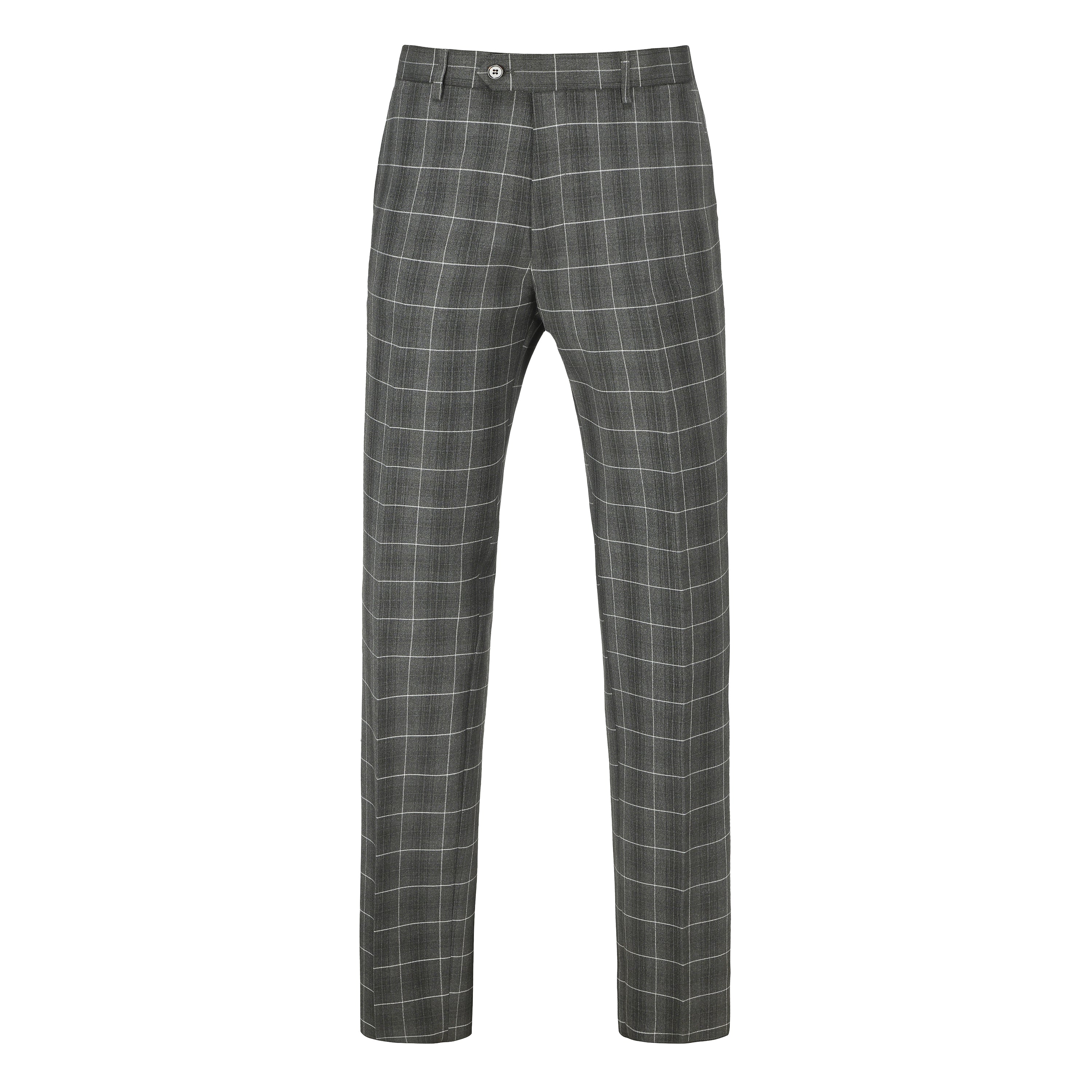 Slim Fit 3PC Elegant Check Suit