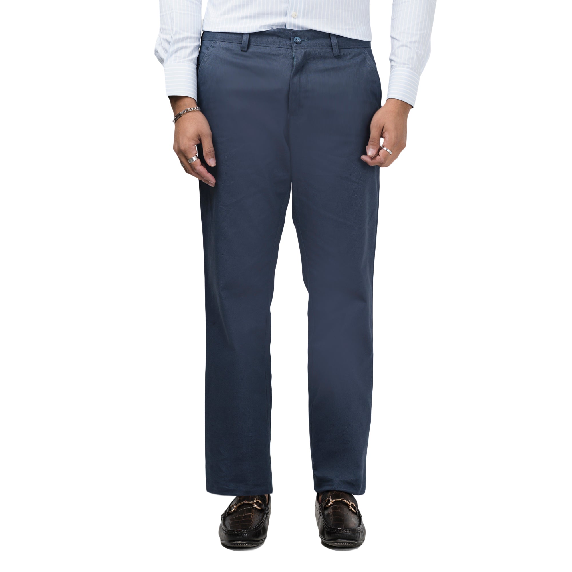 Slim Fit Navy Chinos