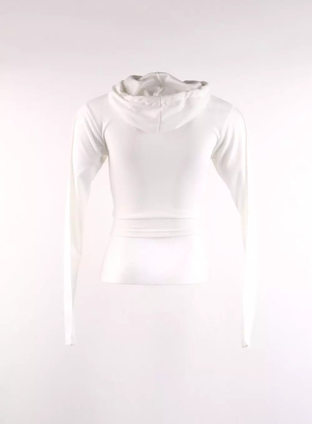 Slim Fit Zip-Up Crop Hoodie CF405