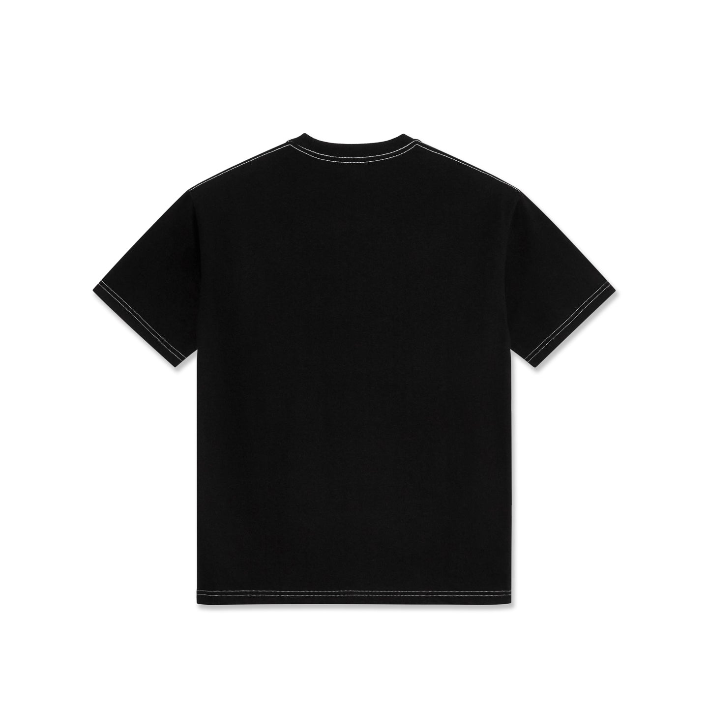 Small Atlas Contrast Stitch Tee (Black)