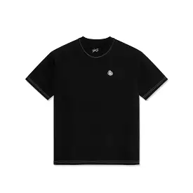 Small Atlas Contrast Stitch Tee (Black)