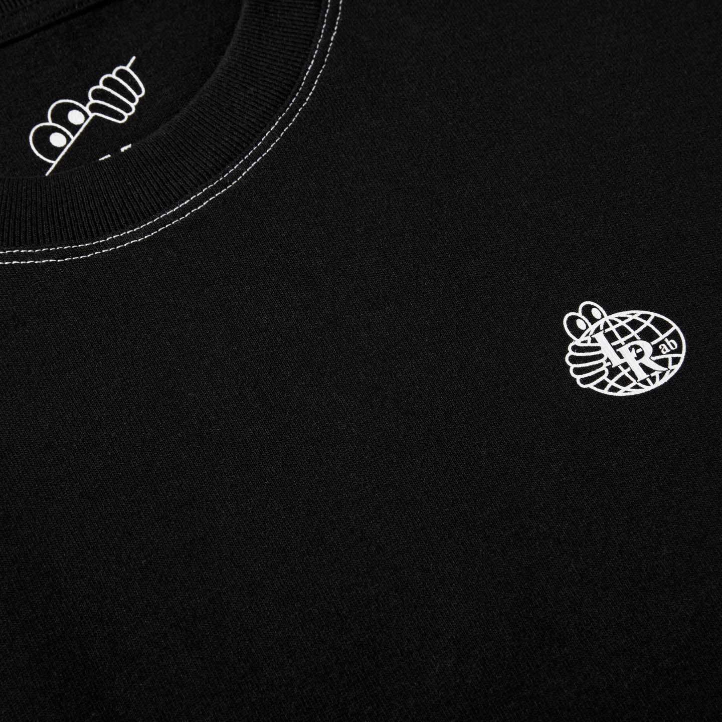 Small Atlas Contrast Stitch Tee (Black)