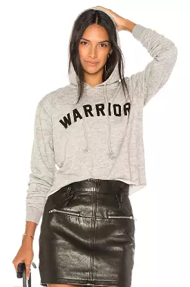 Spiritual Gangster Warrior Arch Crop Hoodie Sweater