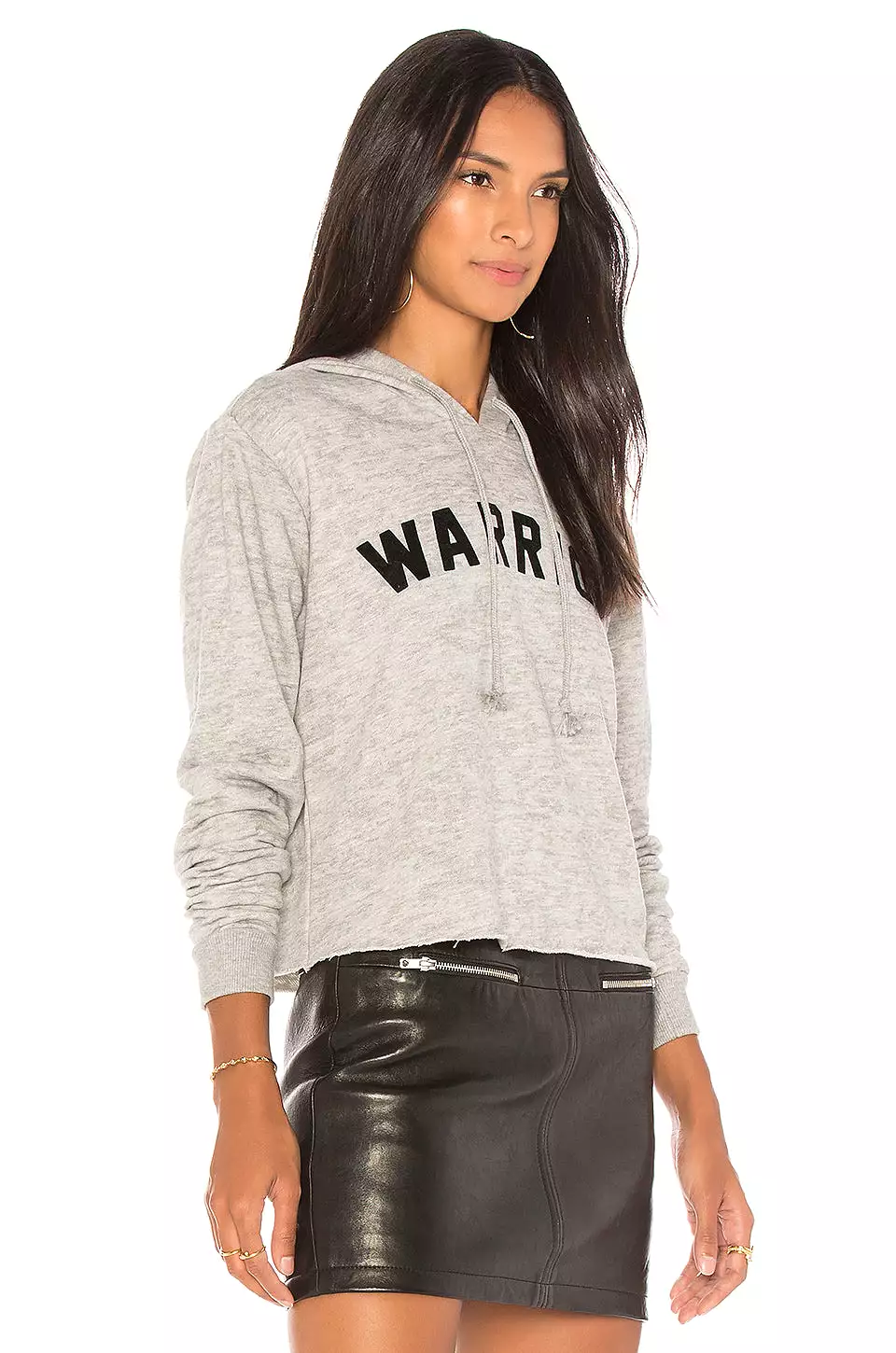 Spiritual Gangster Warrior Arch Crop Hoodie Sweater