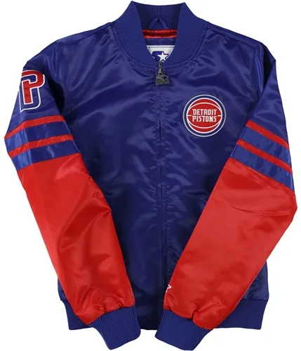 Starter Womens Detroit Pistons Bomber Jacket