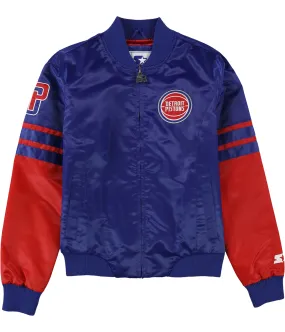 Starter Womens Detroit Pistons Bomber Jacket