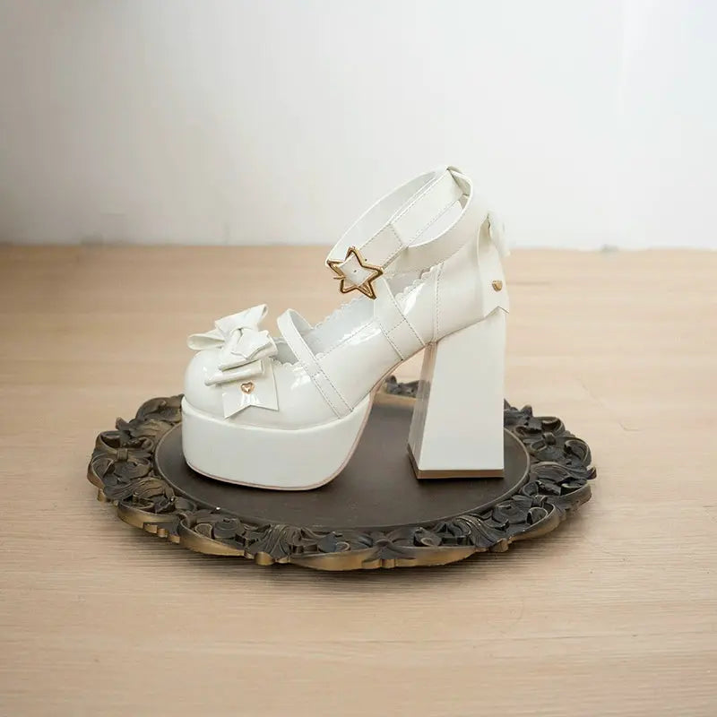 Sweet Charm Bow Lolita Pumps