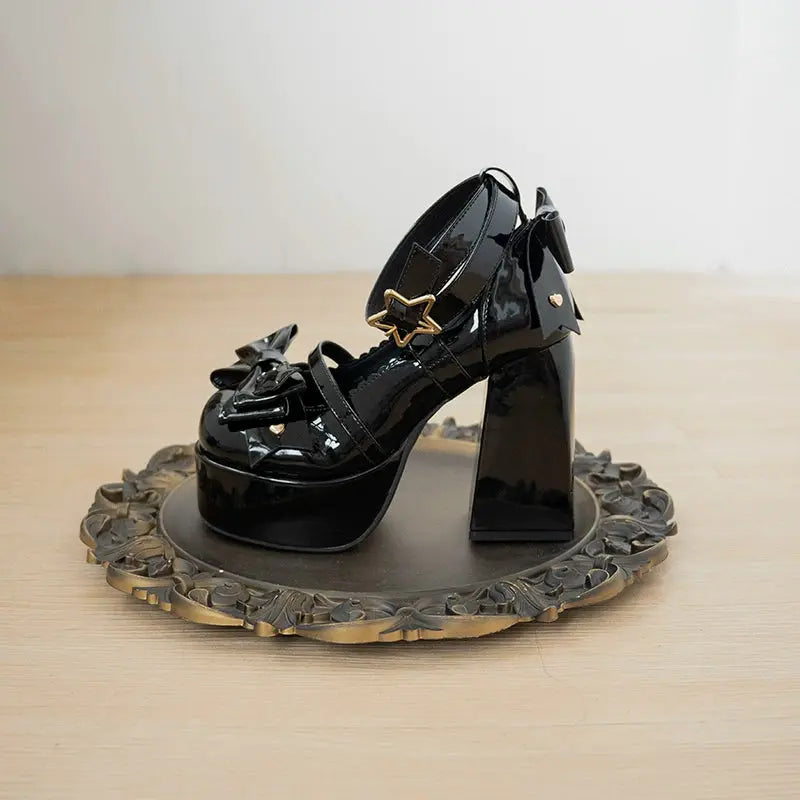 Sweet Charm Bow Lolita Pumps