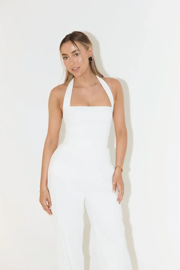 The Ultimate Muse Halter Top White