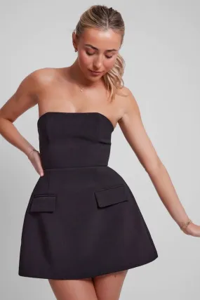 The Ultimate Muse Strapless Dress Black