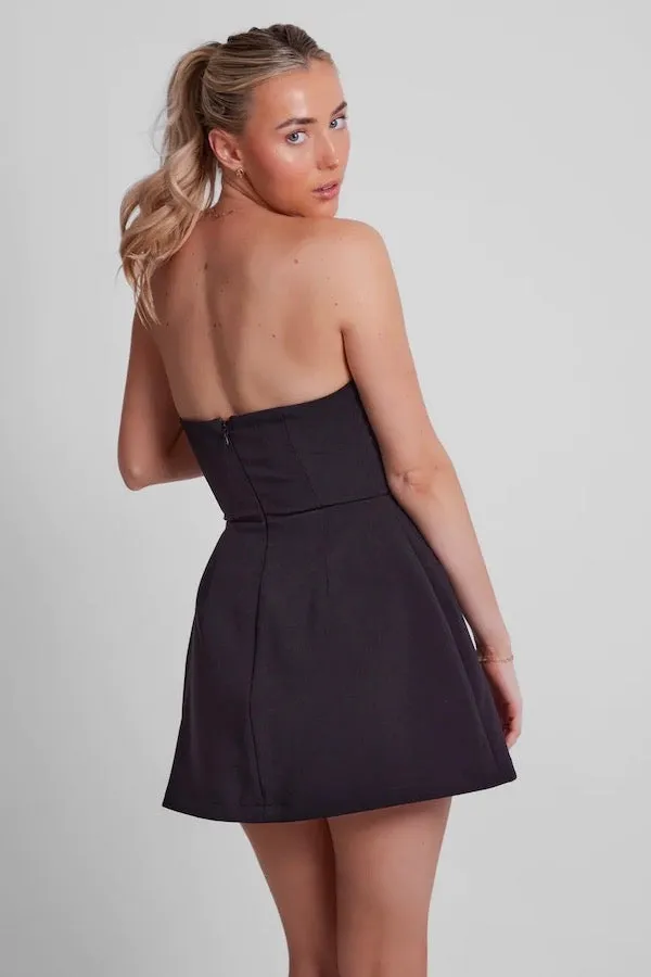 The Ultimate Muse Strapless Dress Black