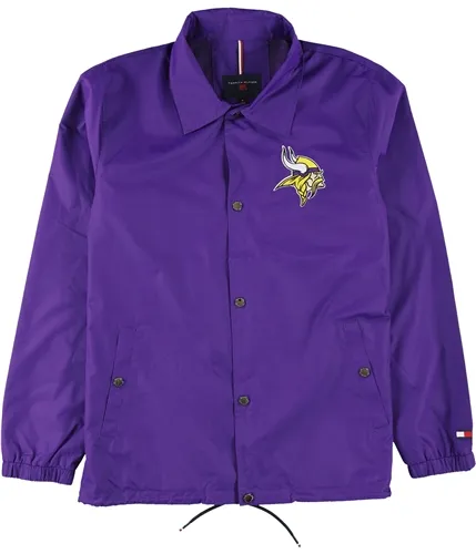 Tommy Hilfiger Mens Minnesota Vikings Windbreaker Jacket