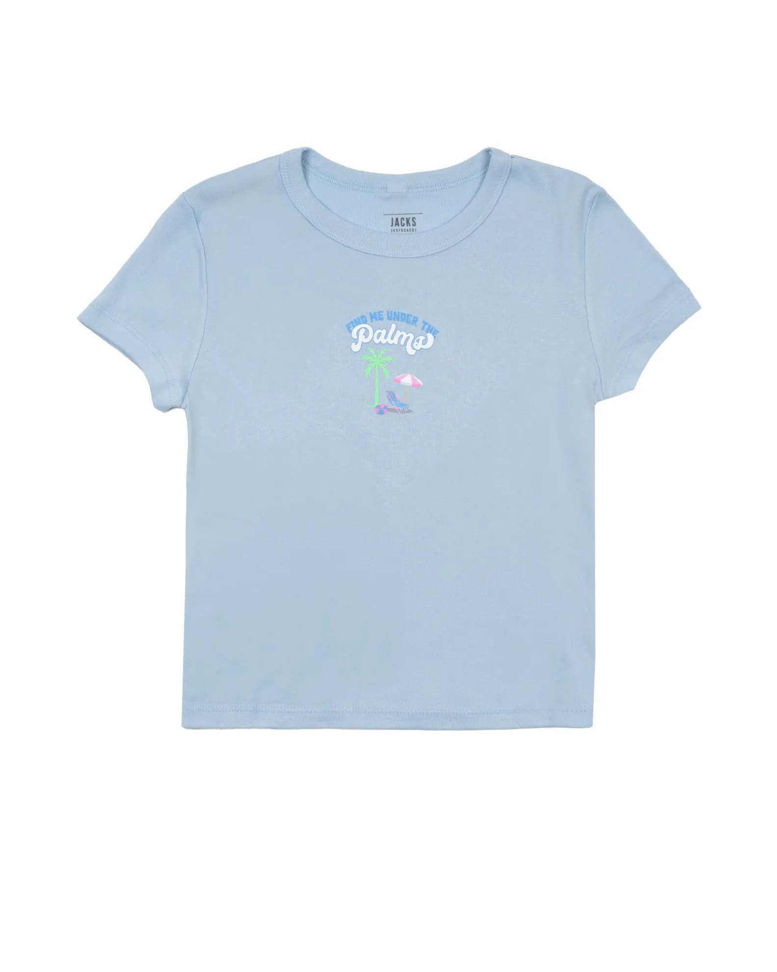 Under The Palm Cropped Baby Tee