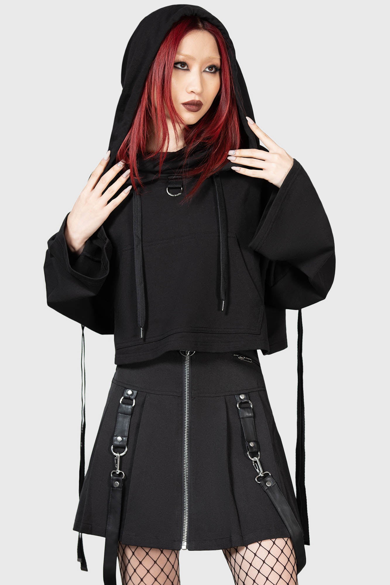 Warlock Crop Hoodie