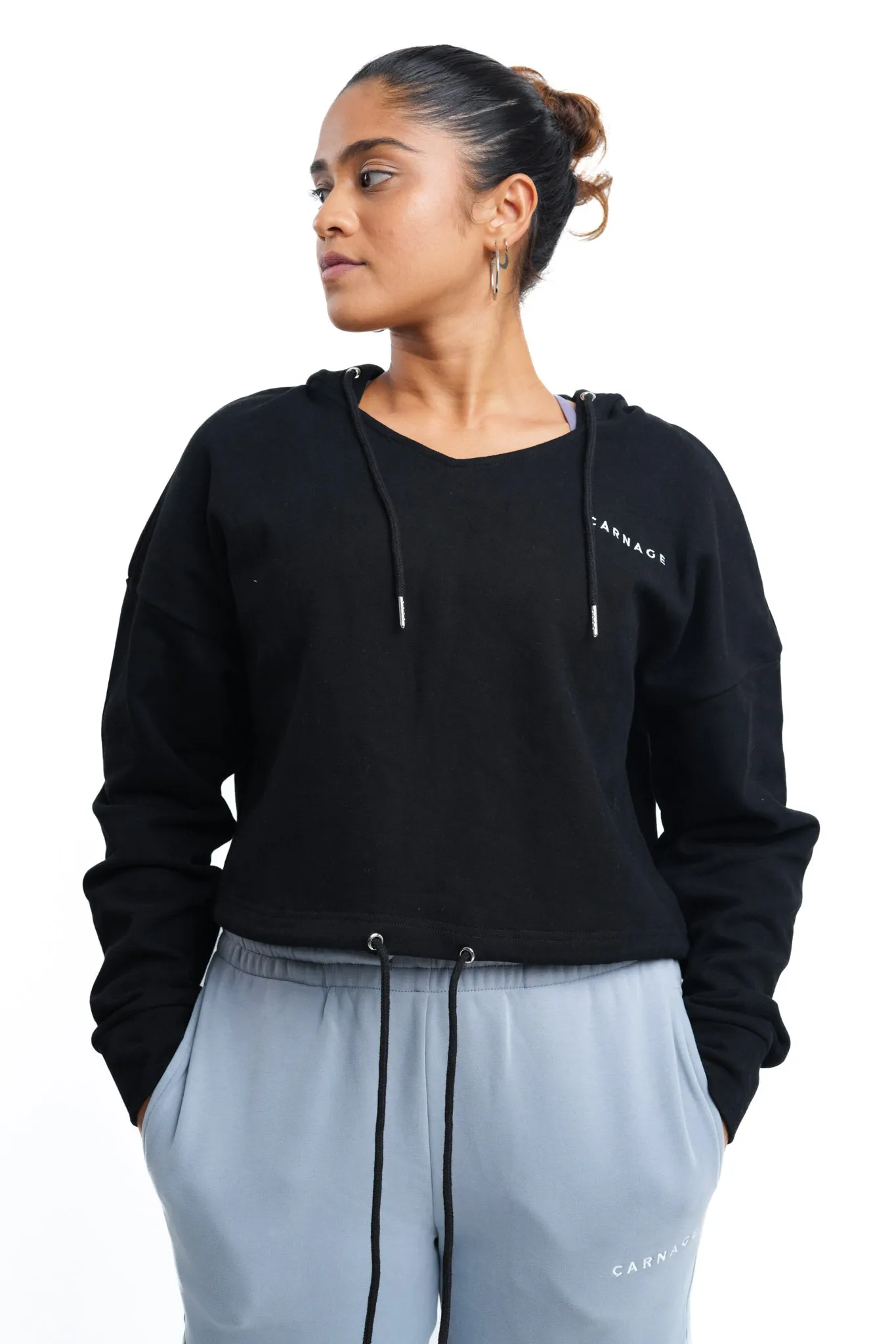 Women's Premium Crop Hoodie