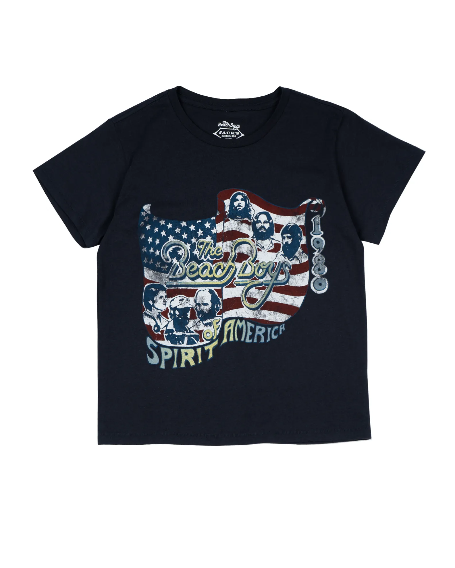 Women's The Beach Boys X Jack's  Spirit of America Cropped S/S Tee