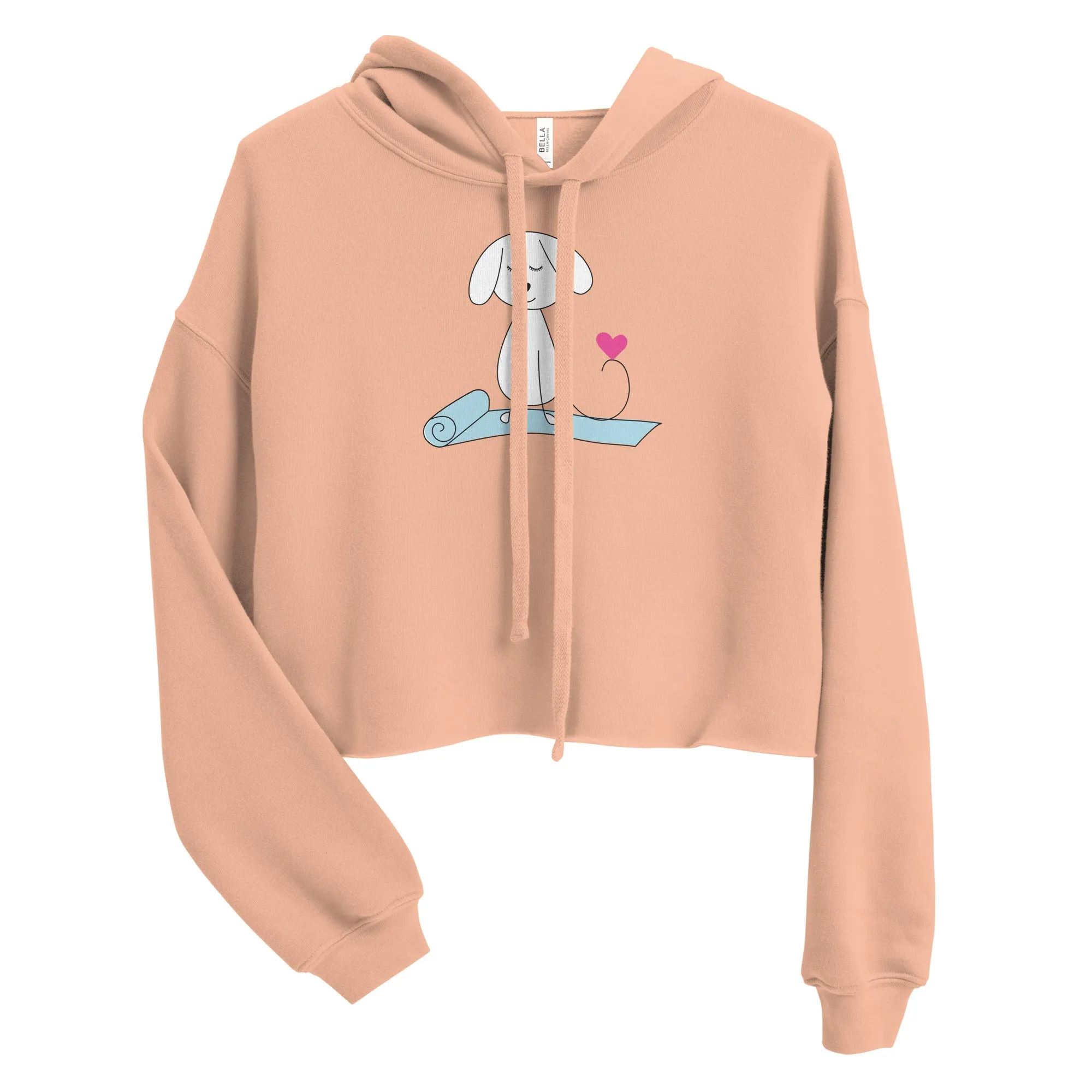 Yoga Dog - Crop Hoodie