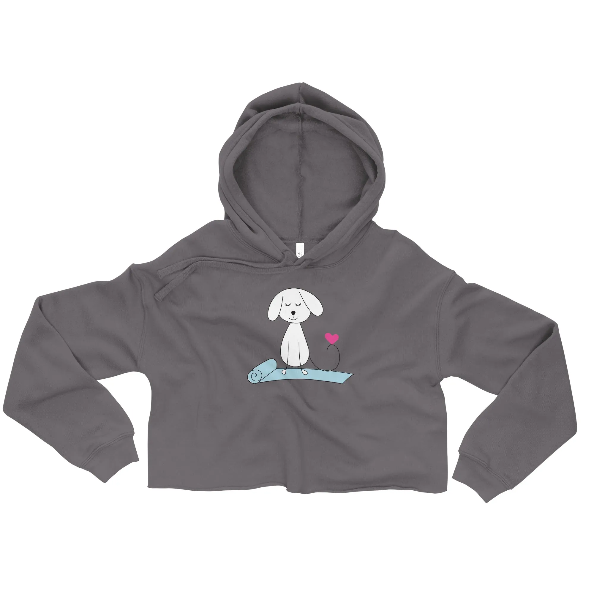 Yoga Dog - Crop Hoodie